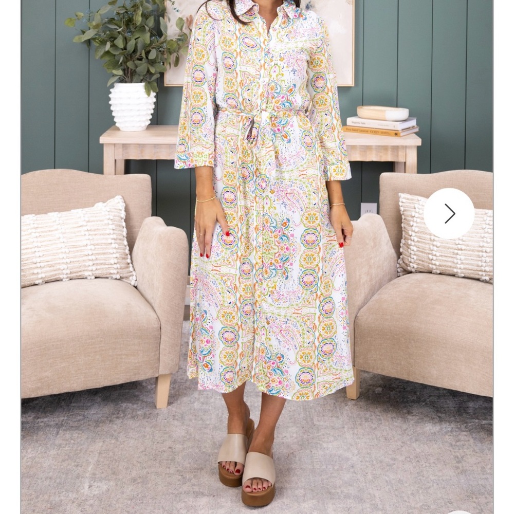 Floral Print Midi Dress